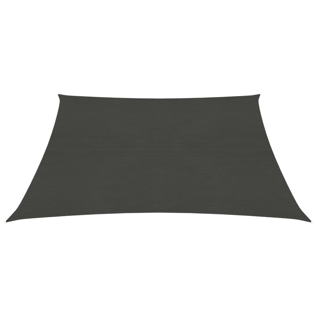 Sunshade Sail 160 g/m² Anthracite 3x3 m HDPE