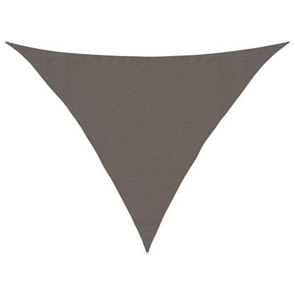 Sunshade Sail 160 g/m² Anthracite 3.5x3.5x4.9 m HDPE