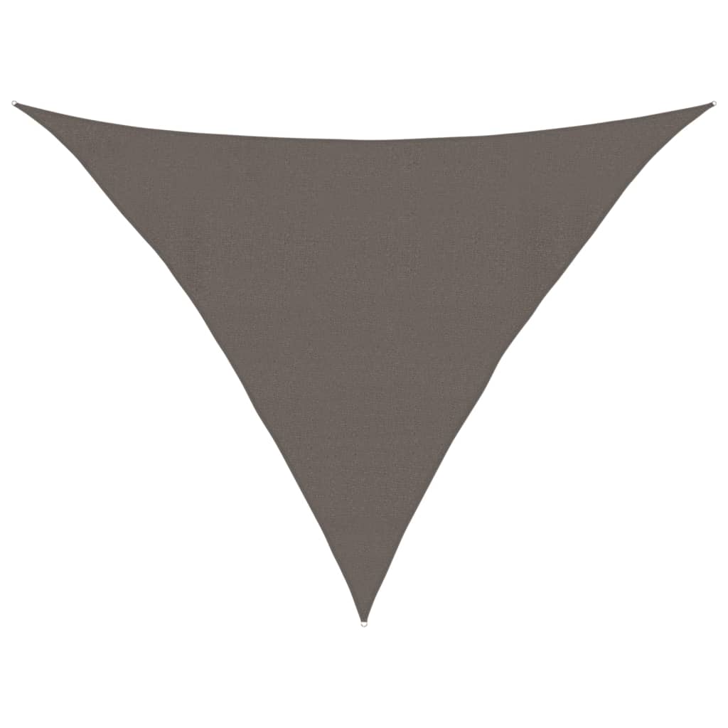 Sunshade Sail 160 g/m² Anthracite 4x4x5.8 m HDPE