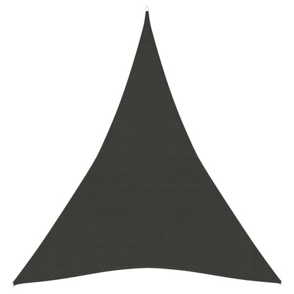 Sunshade Sail 160 g/m² Anthracite 5x6x6 m HDPE