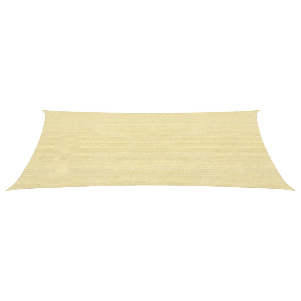 Sunshade Sail 160 g/m² Beige 2x4.5 m HDPE