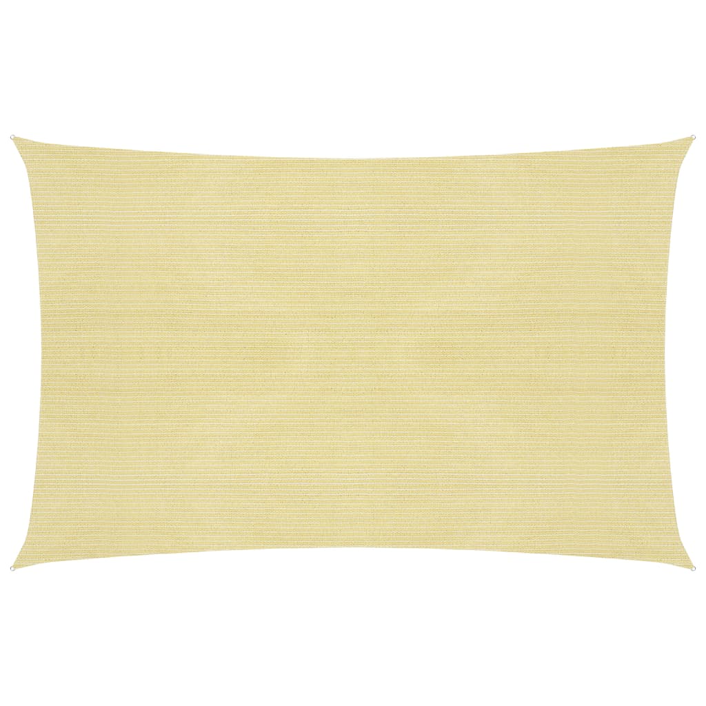 Sunshade Sail 160 g/m² Beige 3x4.5 m HDPE