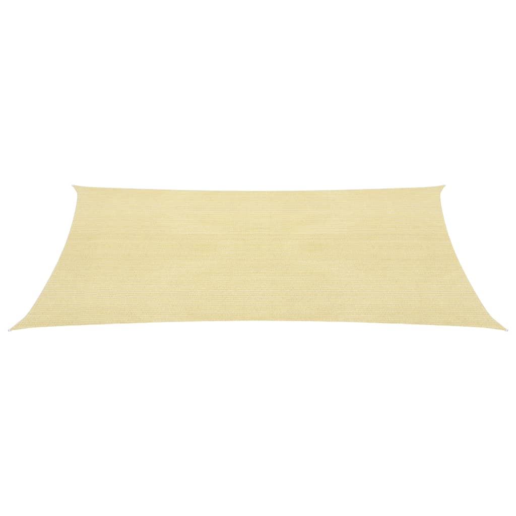 Sunshade Sail 160 g/m² Beige 3x4.5 m HDPE