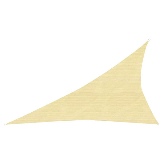 Sunshade Sail 160 g/m² Beige 3x4x5 m HDPE