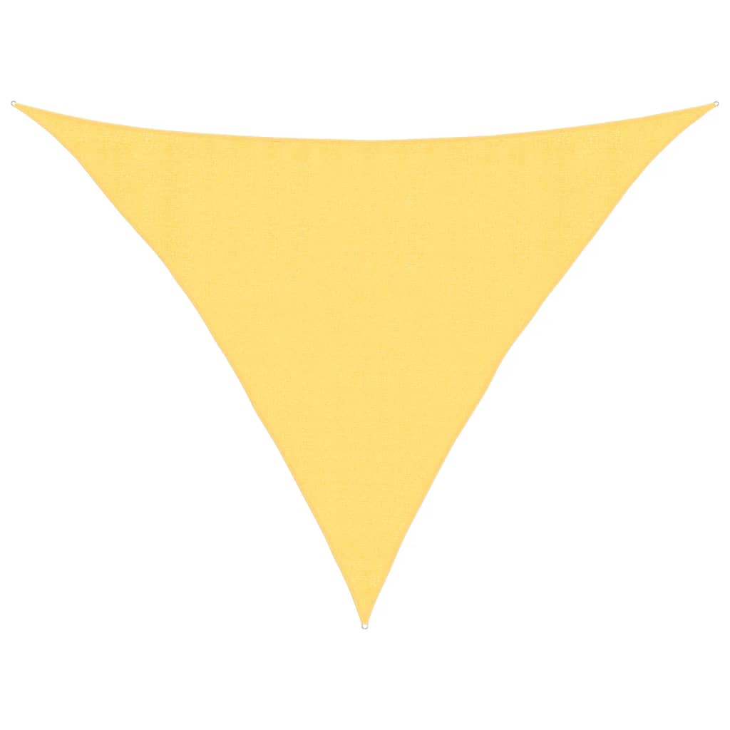 Sunshade Sail 160 g/m² Beige 3.5x3.5x4.9 m HDPE