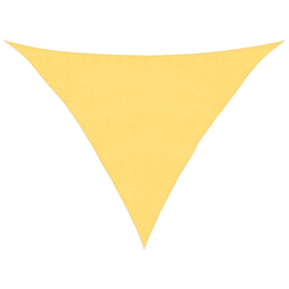 Sunshade Sail 160 g/m² Beige 3.5x3.5x4.9 m HDPE