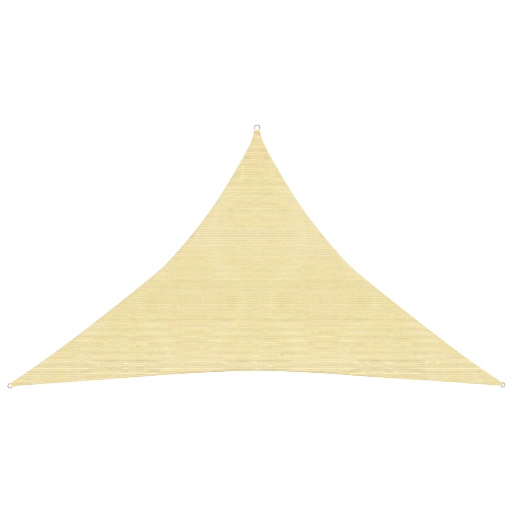 Sunshade Sail 160 g/m² Beige 4x4x5.8 m HDPE