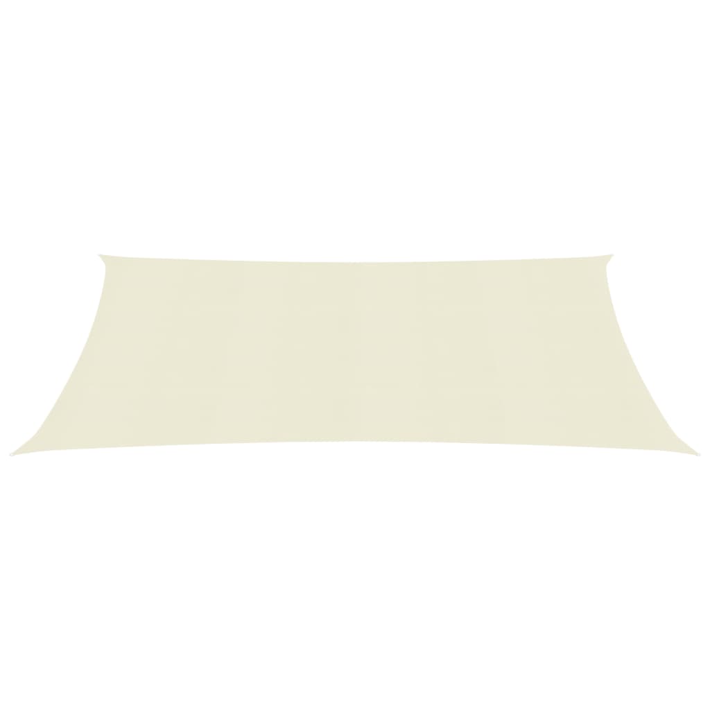 Sunshade Sail 160 g/m² Cream 2x3 m HDPE