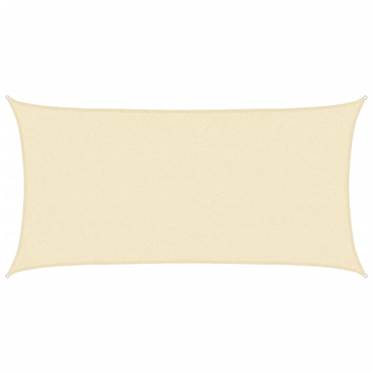 Sunshade Sail 160 g/m² Cream 2x3.5 m HDPE