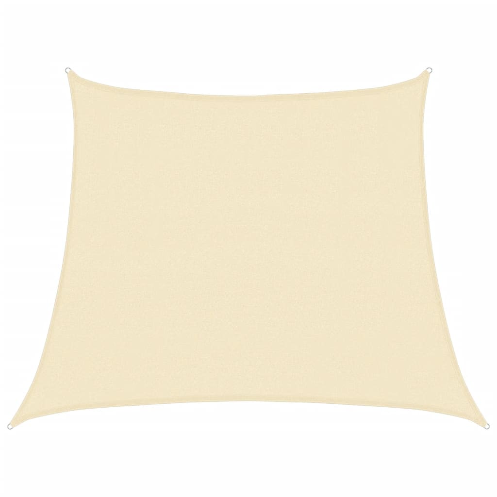 Sunshade Sail 160 g/m² Cream 3/4x3 m HDPE