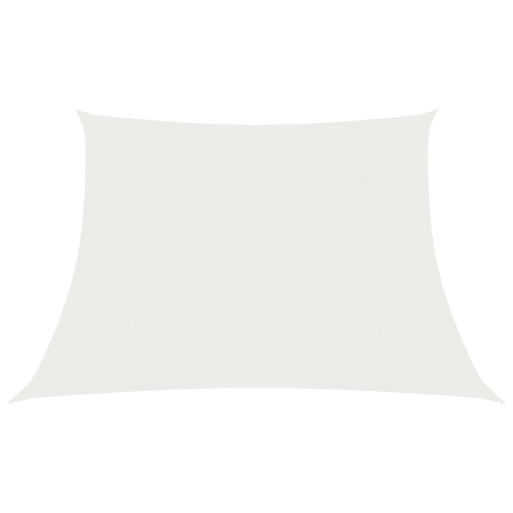 Sunshade Sail 160 g/m² White 3/4x2 m HDPE