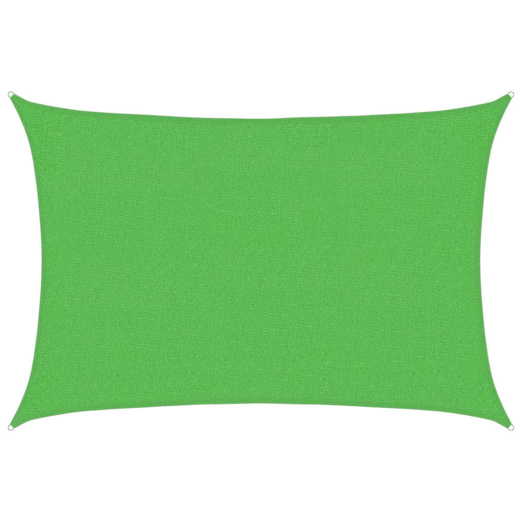 Sunshade Sail 160 g/m² Light Green 2x3 m HDPE