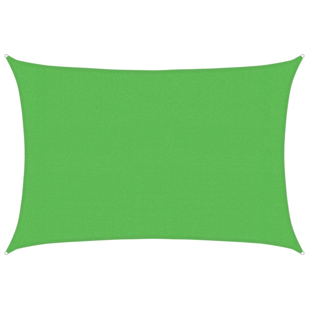 Sunshade Sail 160 g/m² Light Green 3x4 m HDPE