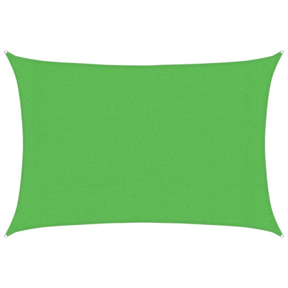 Sunshade Sail 160 g/m² Light Green 3x4.5 m HDPE