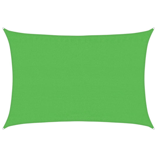 Sunshade Sail 160 g/m² Light Green 3.5x4.5 m HDPE