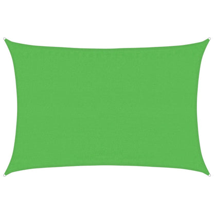 Sunshade Sail 160 g/m² Light Green 3.5x4.5 m HDPE