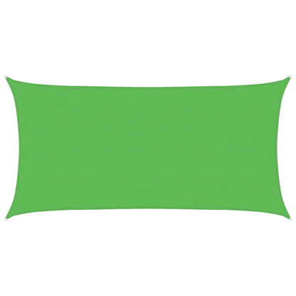 Sunshade Sail 160 g/m² Light Green 4x7 m HDPE