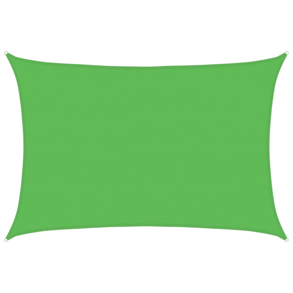 Sunshade Sail 160 g/m² Light Green 5x7 m HDPE