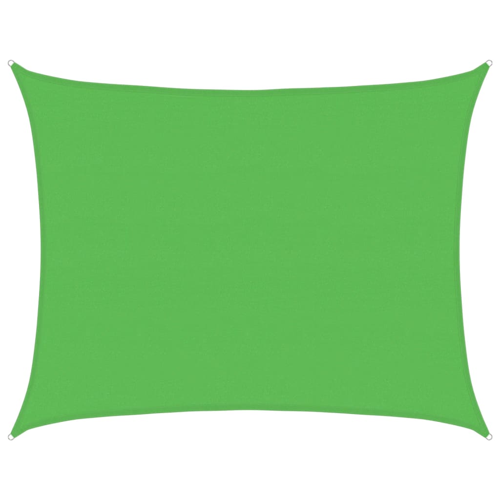 Sunshade Sail 160 g/m² Light Green 6x8 m HDPE