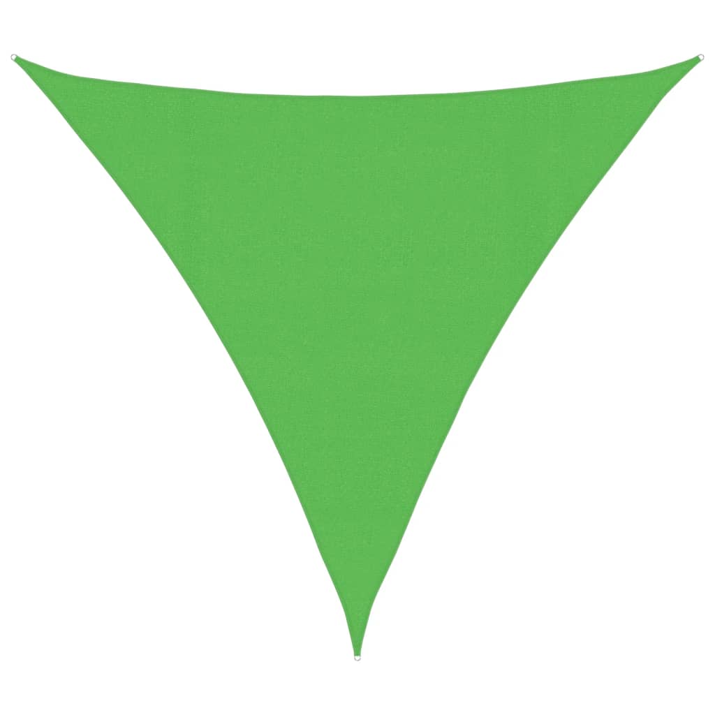 Sunshade Sail 160 g/m² Light Green 4.5x4.5x4.5 m HDPE