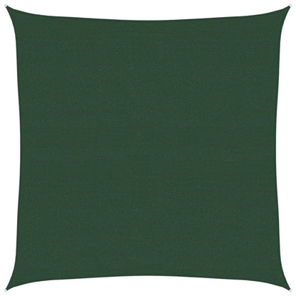 Sunshade Sail 160 g/m² Dark Green 4.5x4.5 m HDPE