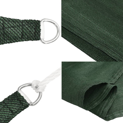 Sunshade Sail 160 g/m² Dark Green 4.5x4.5 m HDPE