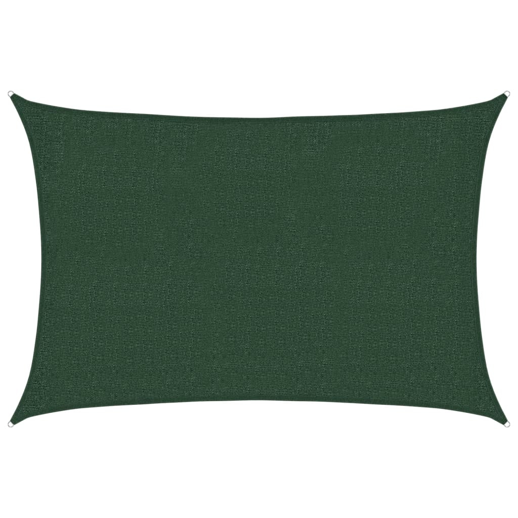 Sunshade Sail 160 g/m² Dark Green 2x2.5 m HDPE