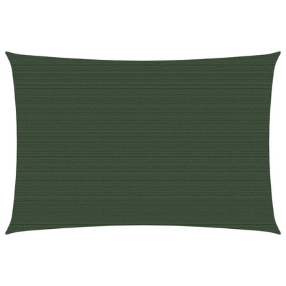 Sunshade Sail 160 g/m² Dark Green 2.5x4.5 m HDPE