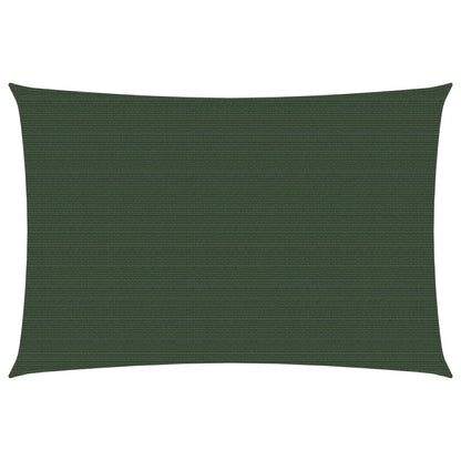 Sunshade Sail 160 g/m² Dark Green 3x4.5 m HDPE