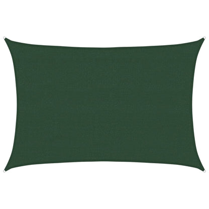 Sunshade Sail 160 g/m² Dark Green 4x5 m HDPE