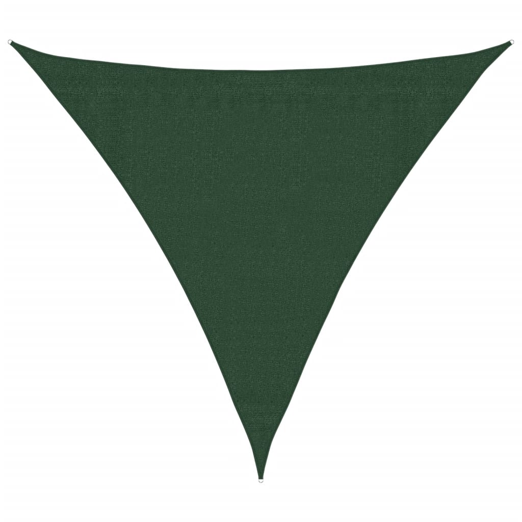 Sunshade Sail 160 g/m² Dark Green 3.6x3.6x3.6 m HDPE