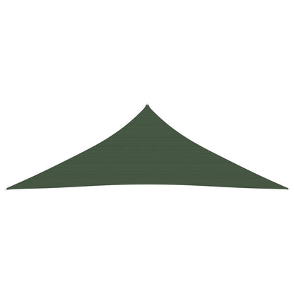 Sunshade Sail 160 g/m² Dark Green 4x4x5.8 m HDPE