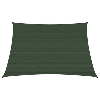 Sunshade Sail 160 g/m² Dark Green 3/4x3 m HDPE