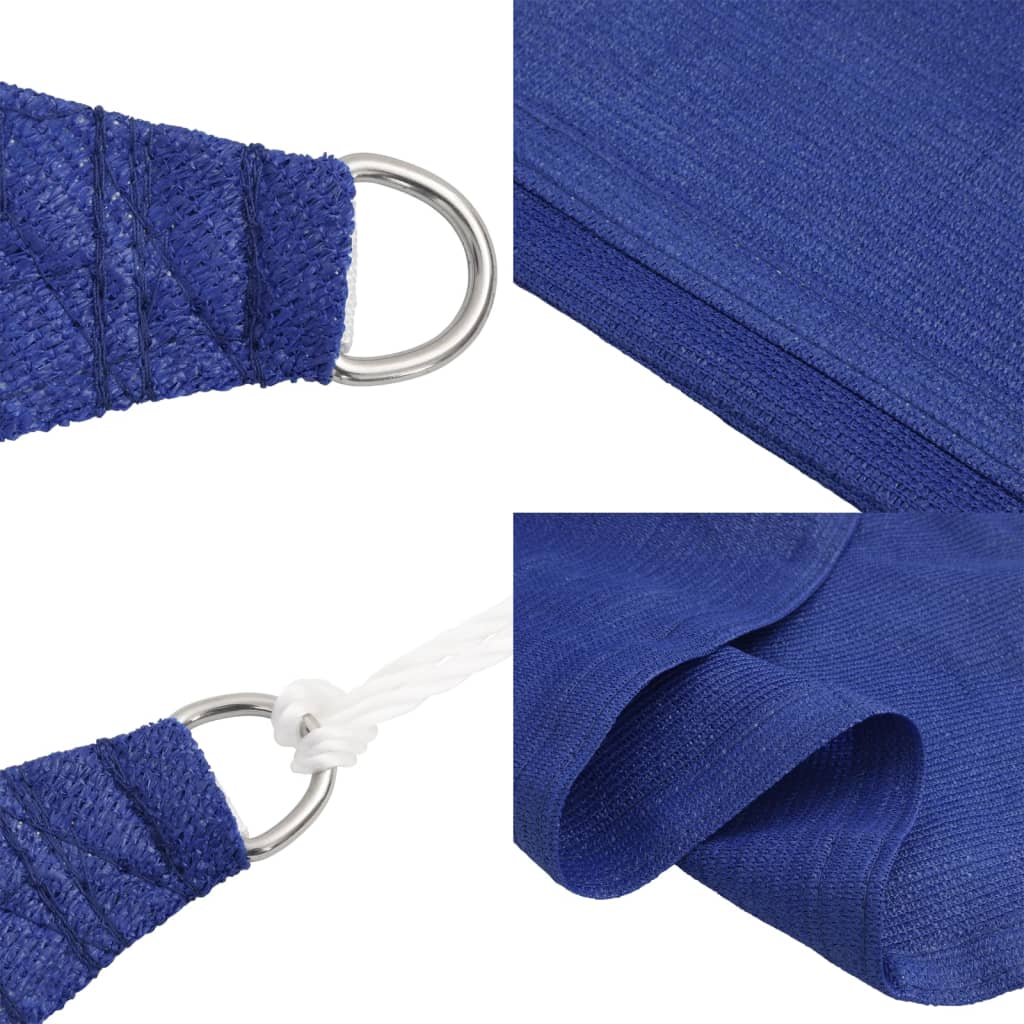 Sunshade Sail 160 g/m² Rectangular Blue 2.5x5 m HDPE