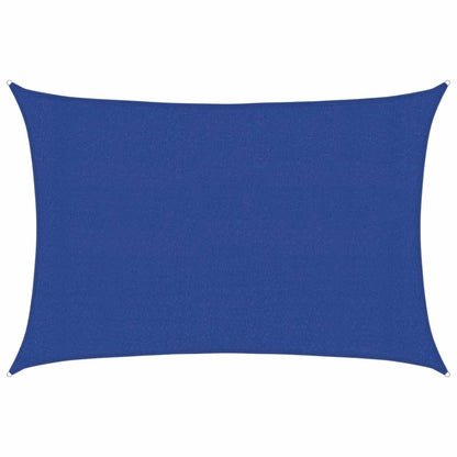 Sunshade Sail 160 g/m² Rectangular Blue 3x4.5 m HDPE