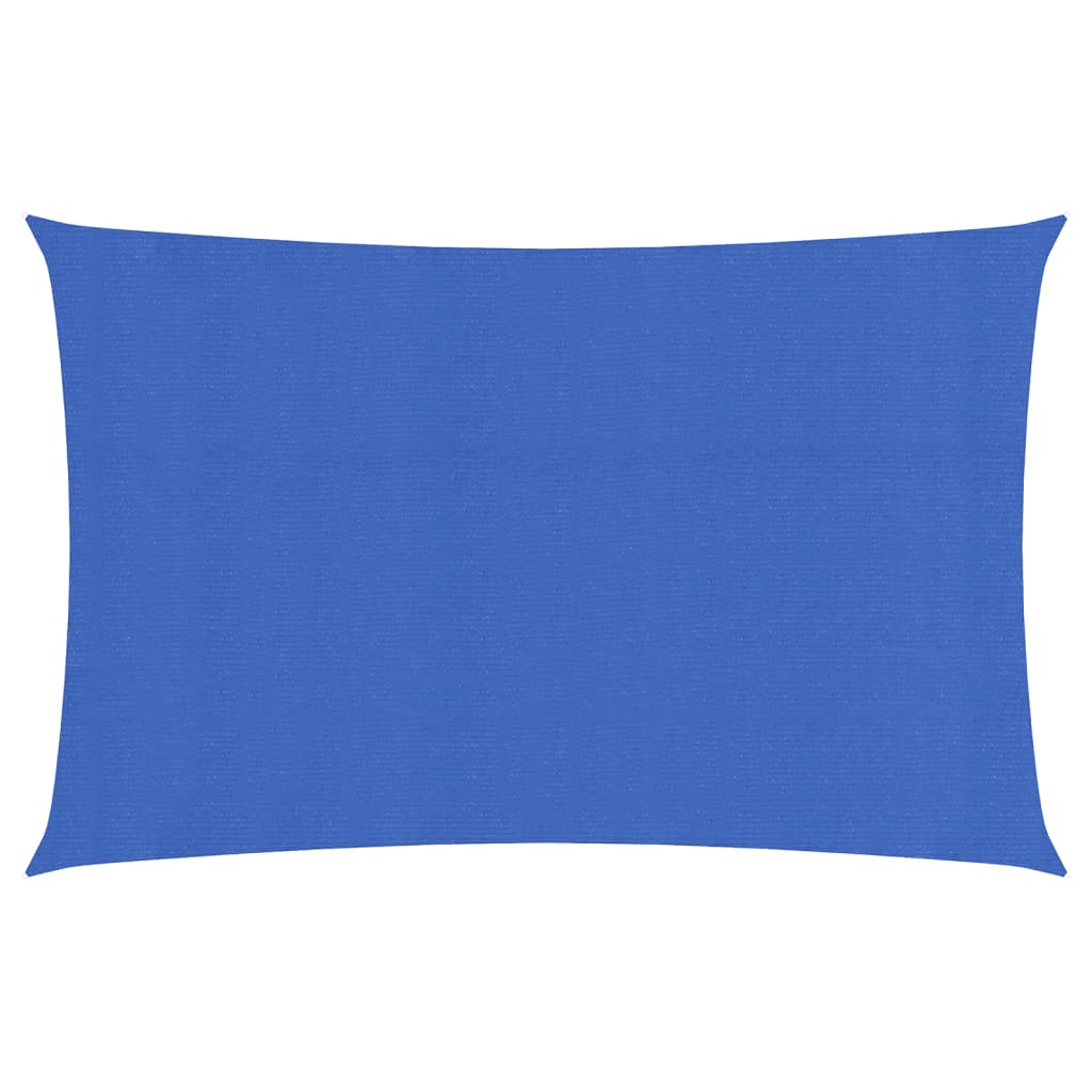 Sunshade Sail 160 g/m² Rectangular Blue 3x6 m HDPE