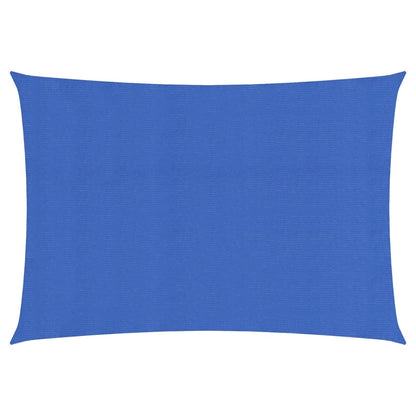 Sunshade Sail 160 g/m² Rectangular Blue 3.5x5 m HDPE