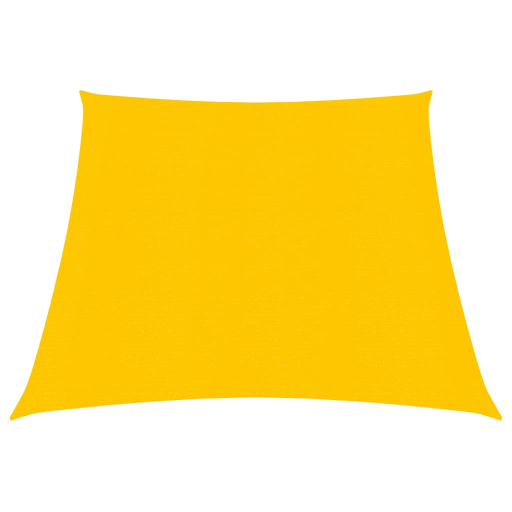 Sunshade Sail 160 g/m² Yellow 3/4x3 m HDPE