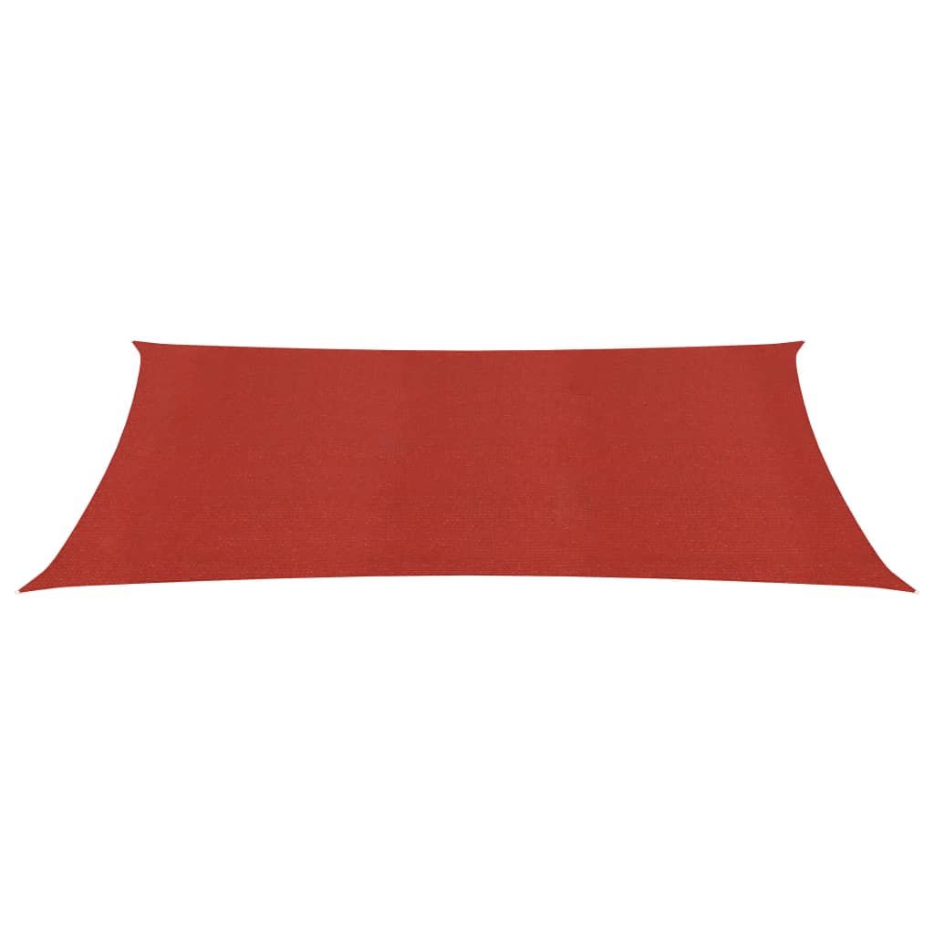 Sunshade Sail 160 g/m² Red 2x4 m HDPE