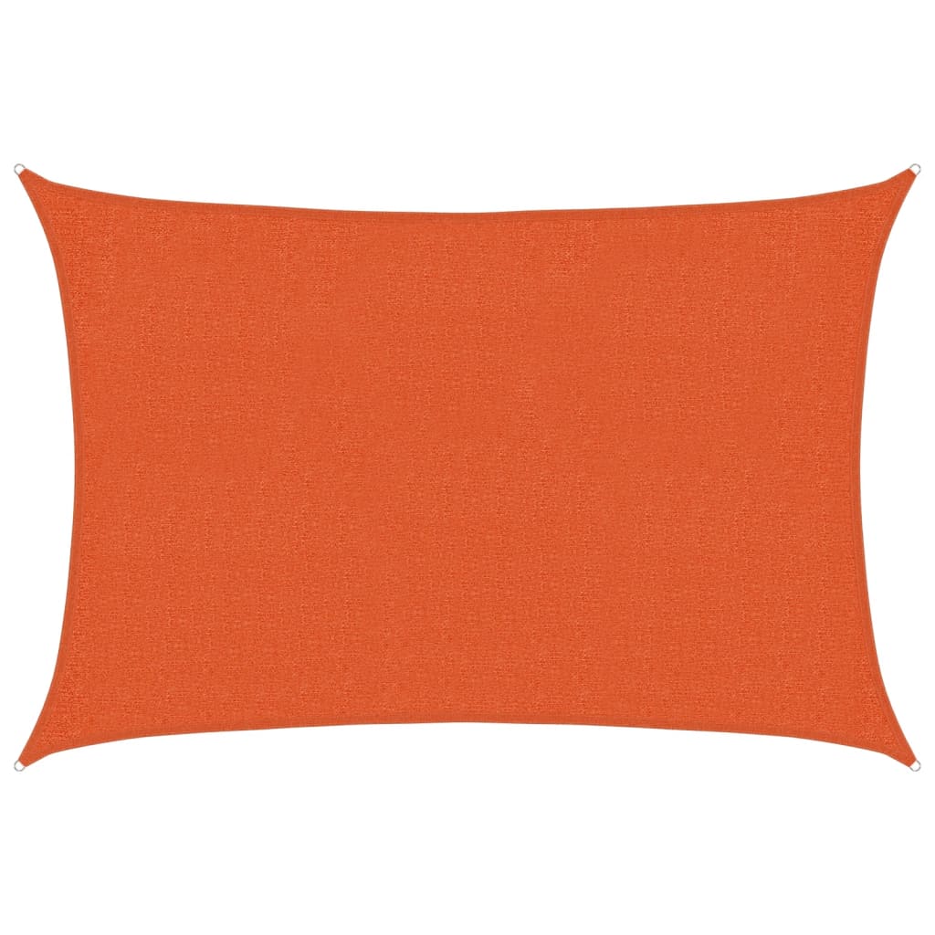 Sunshade Sail 160 g/m² Orange 2x3 m HDPE