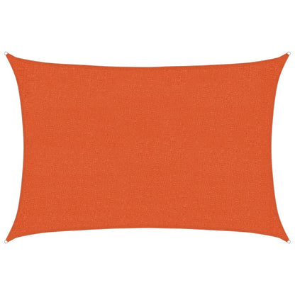 Sunshade Sail 160 g/m² Orange 2x3 m HDPE