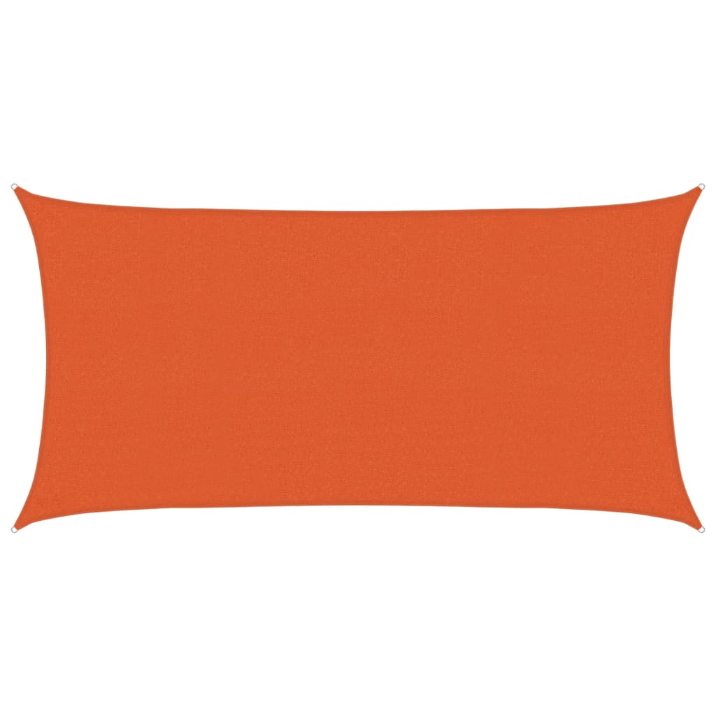 Sunshade Sail 160 g/m² Orange 2x3.5 m HDPE