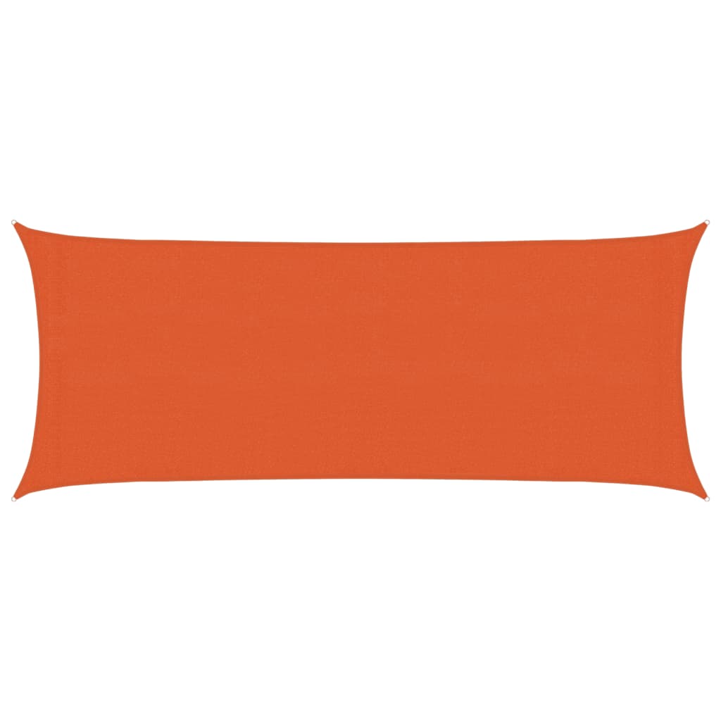 Sunshade Sail 160 g/m² Orange 2x5 m HDPE