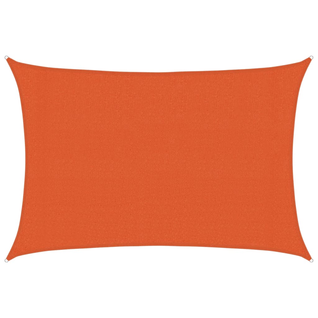 Sunshade Sail 160 g/m² Orange 3x4 m HDPE