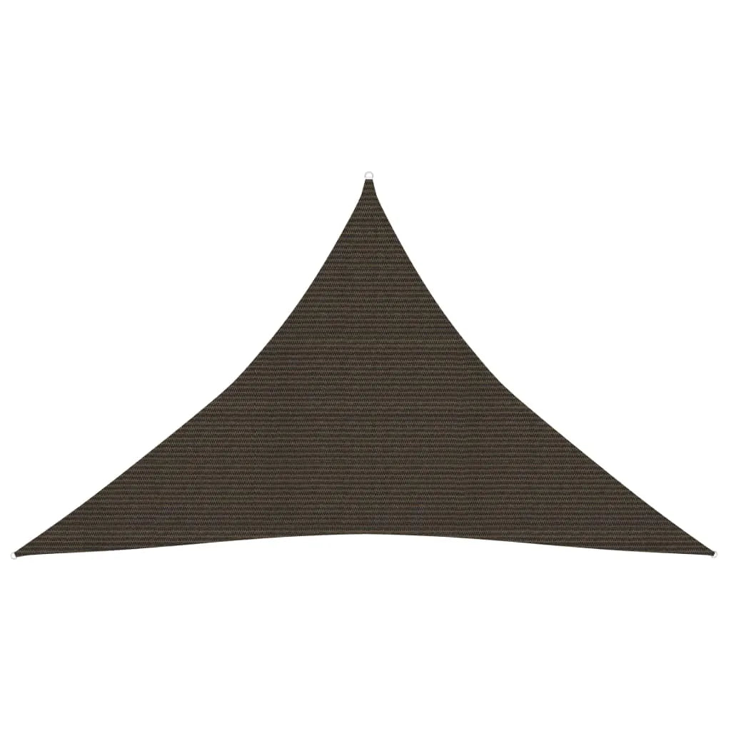 Sunshade Sail 160 g/m² Brown 4x4x5.8 m HDPE