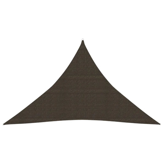 Sunshade Sail 160 g/m² Brown 4x4x5.8 m HDPE