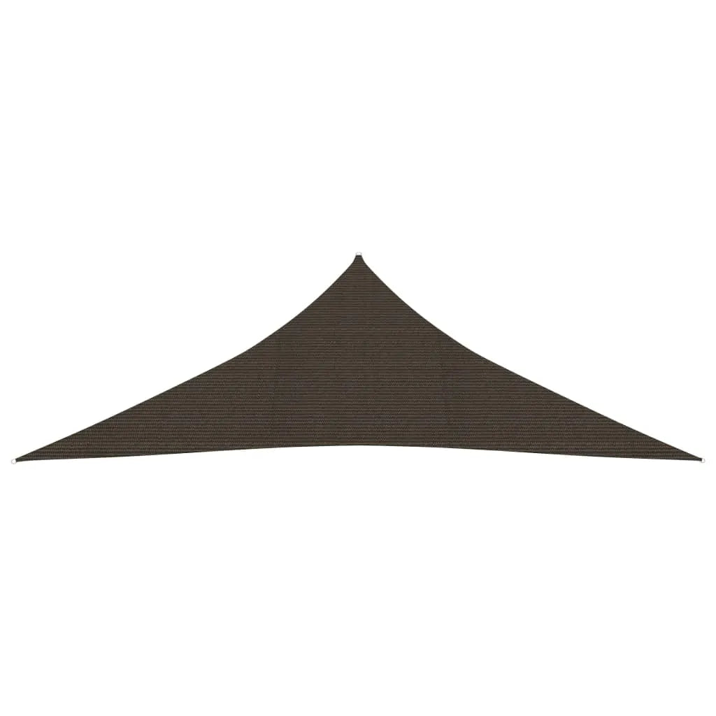 Sunshade Sail 160 g/m² Brown 4x4x5.8 m HDPE