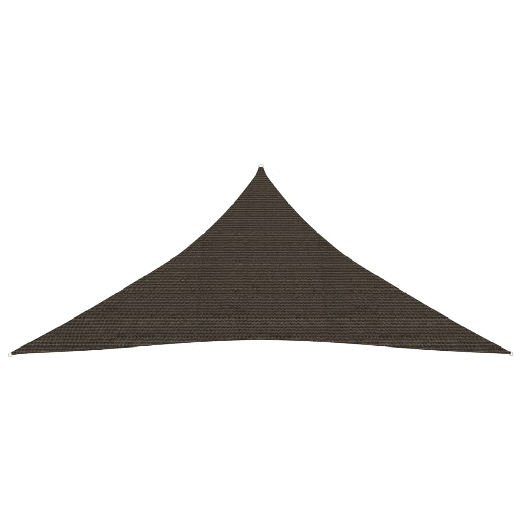 Sunshade Sail 160 g/m² Brown 4.5x4.5x4.5 m HDPE