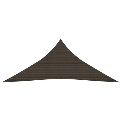 Sunshade Sail 160 g/m² Brown 4.5x4.5x4.5 m HDPE