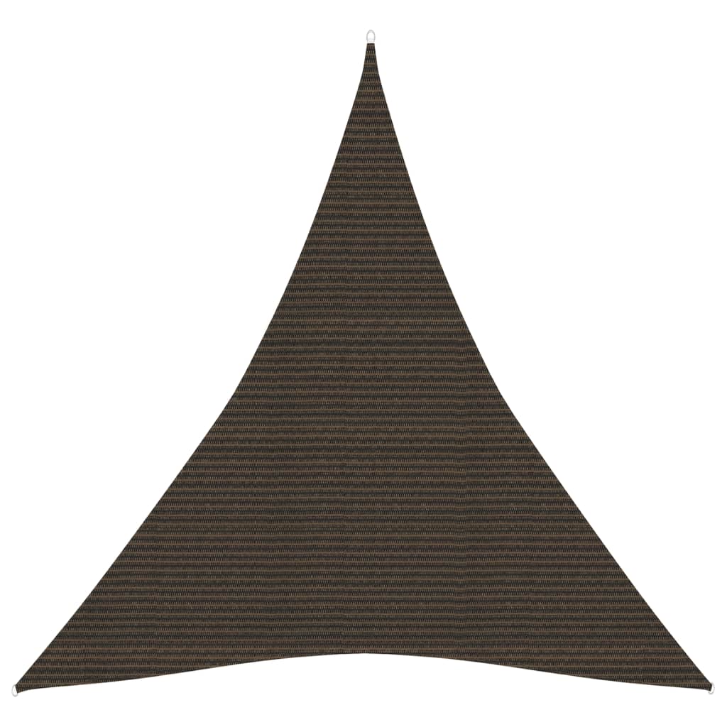 Sunshade Sail 160 g/m² Brown 4x5x5 m HDPE